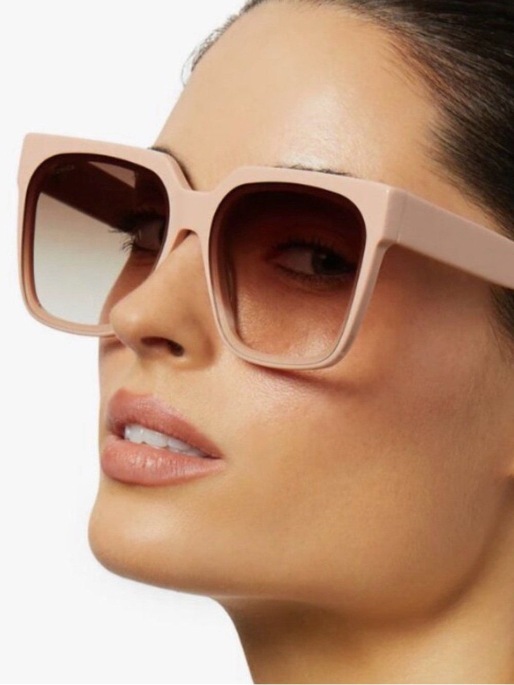 Diff Iconicia Collection Thea Sunglasses, Blush Pink / Beige